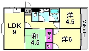 エスポアール西宮北口IIの物件間取画像